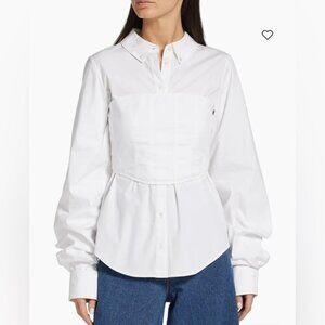 Veronica Beard Keora Corset Shirt